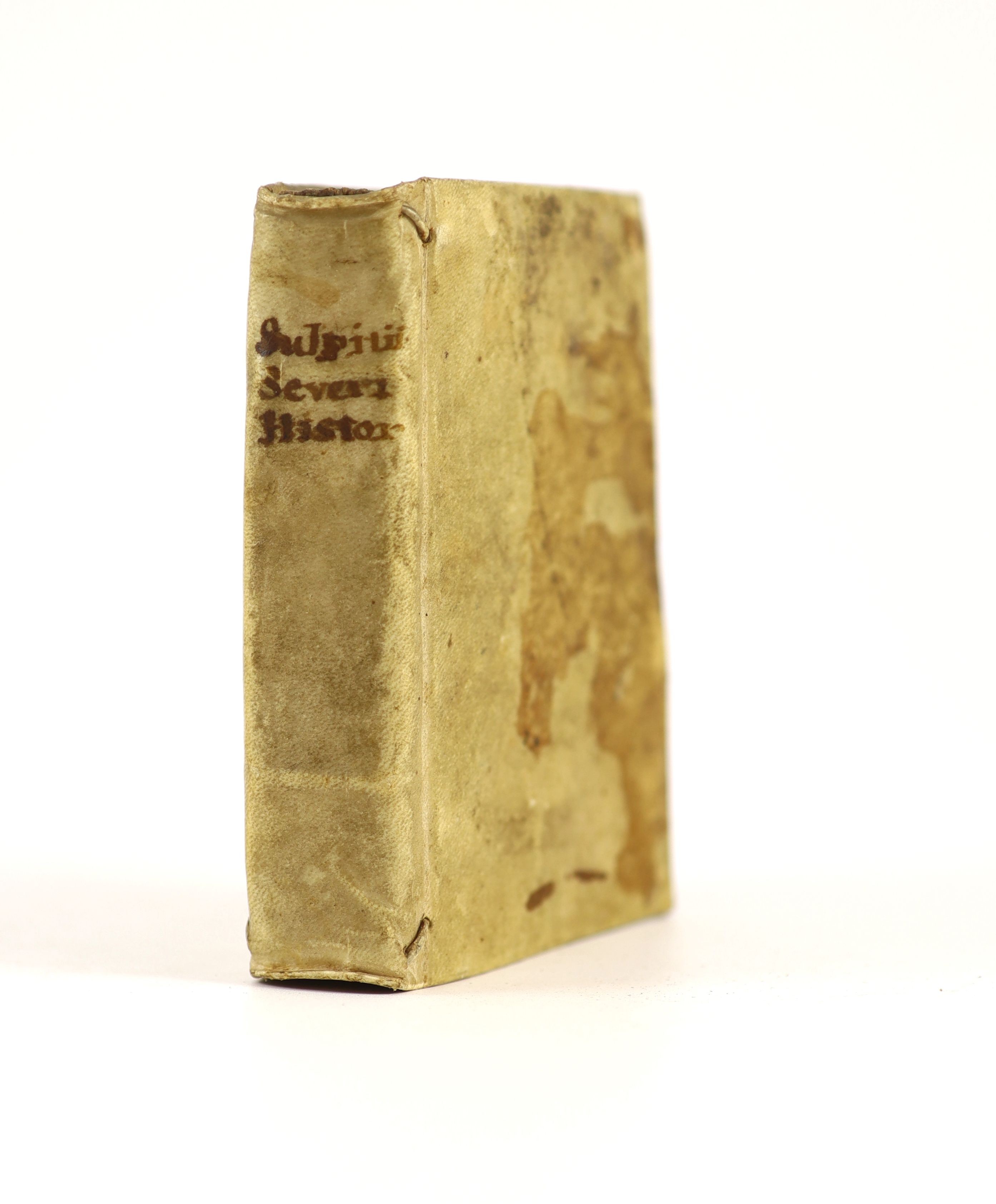 Sulpicius, Severus. Sacrae Historiae a Mundi Exordio ...